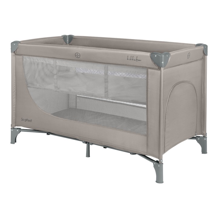 Cuna de viaje So Gifted 2 niveles de KikkaBoo - Beige