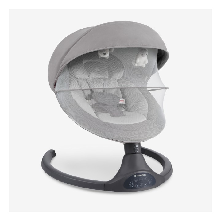 Columpio eléctrico Codie de KikkaBoo - Gris Claro
