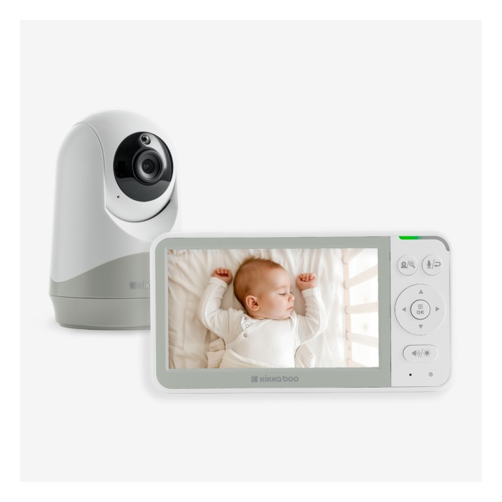 Intercomunicador de bebé com vídeo Rhen 5 polegadas da KikkaBoo