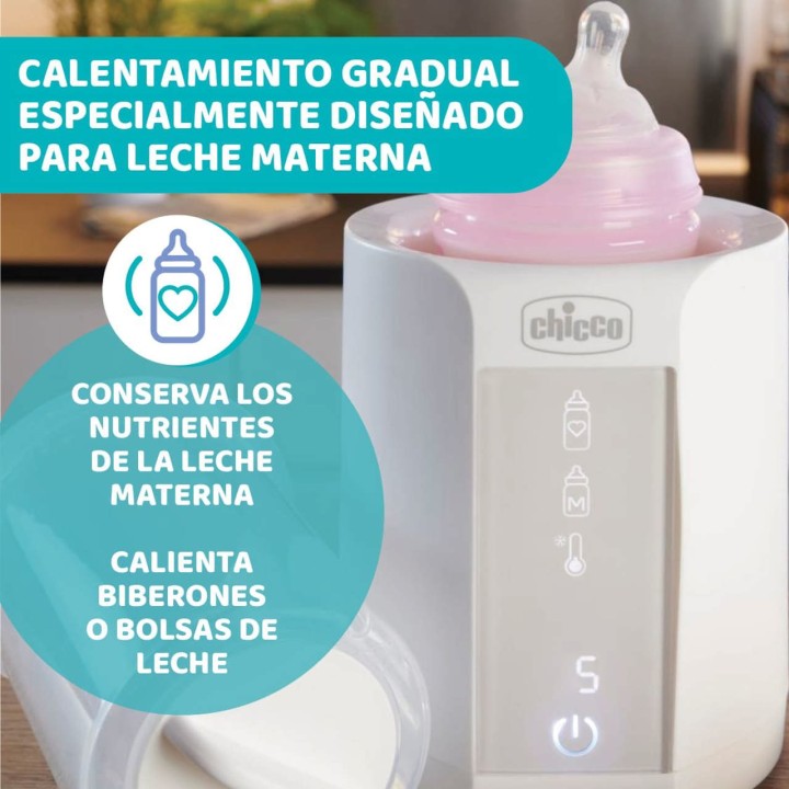Aquecedor de biberões digital com esterilizador da Chicco