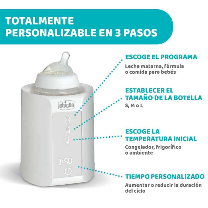 Calientabiberón digital con esterilizador de Chicco