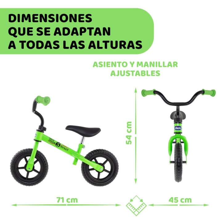 Bicicleta sin pedales First Bike de Chicco