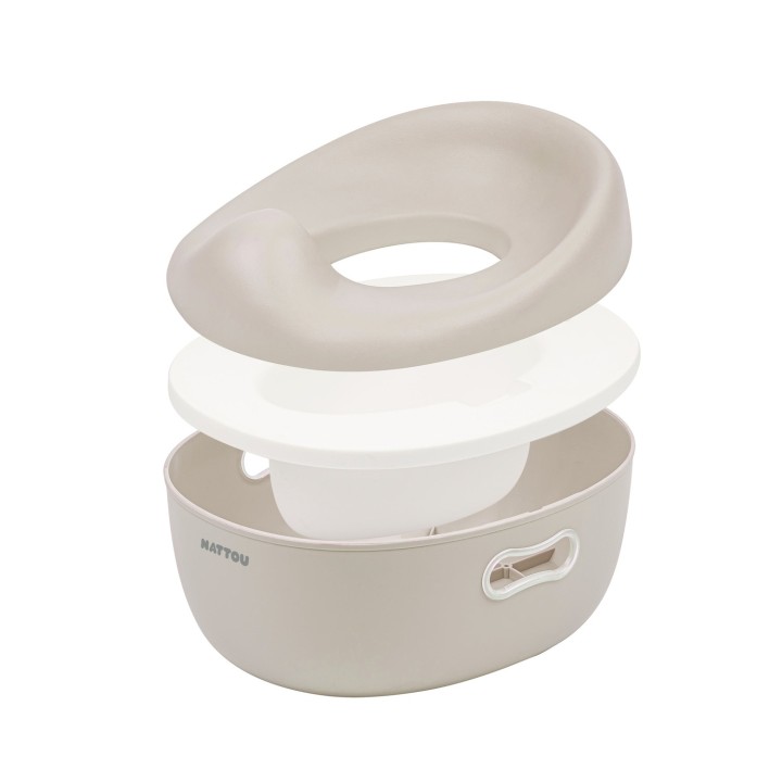 Bacio 3 em 1 Care da Nattou - Beige detalhe 3