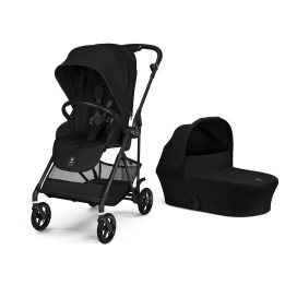 Dúo Melio Carbon con capazo de Cybex - Magic Black