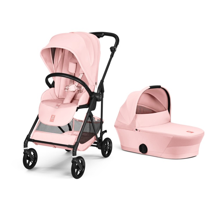 Dúo Melio Carbon con capazo de Cybex - Candy Pink