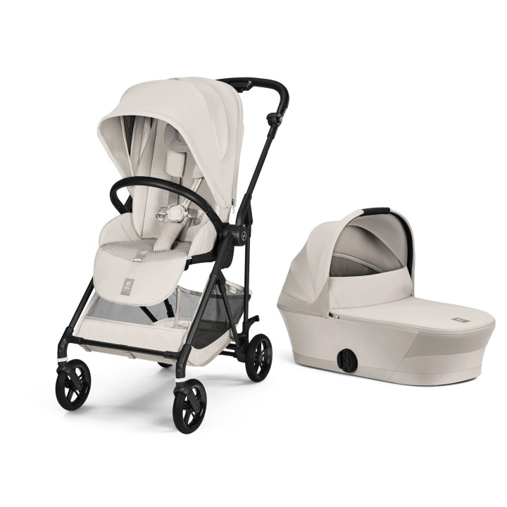 Dúo Melio Carbon con capazo de Cybex - Dune Grey