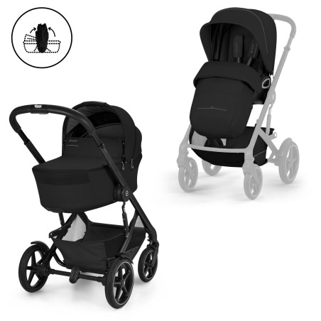 Duo Talos S Lux 2026 com alcofa dobrável da Cybex