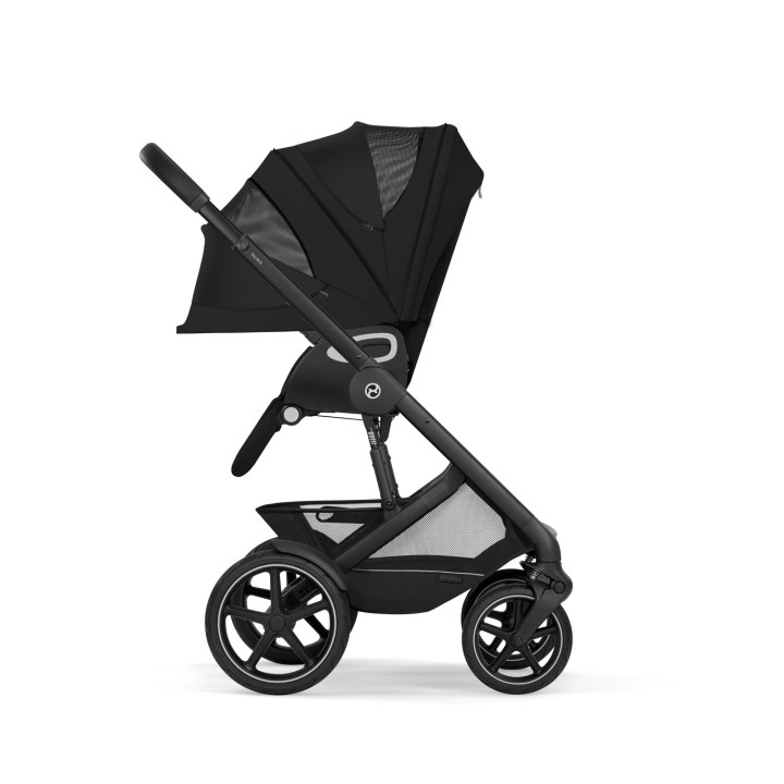 Dúo Talos S Lux 2026 con capazo plegable de Cybex - Moon Black - vista 8