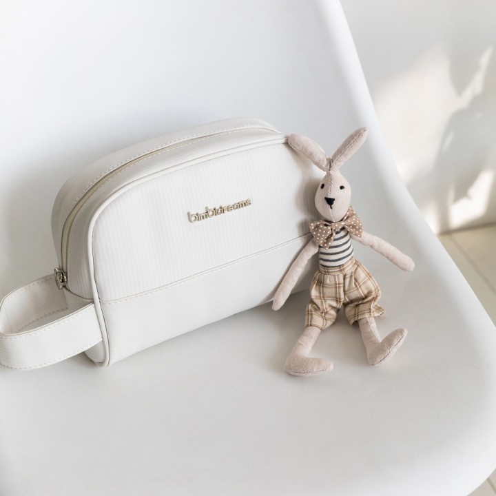 Neceser Paseo Rayas de Bimbi Dreams - Blanco - ambiente