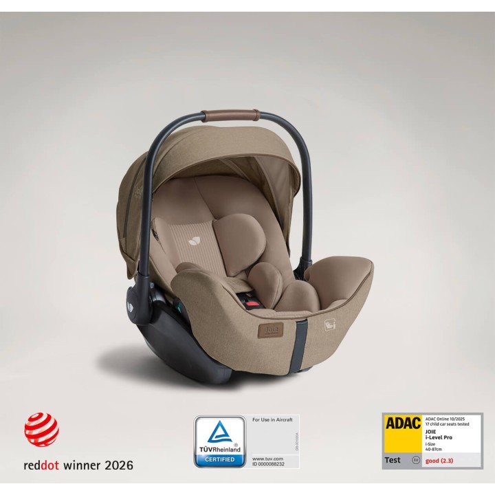 Cadeira auto i-Level Pro Signature da Joie - Sandstone