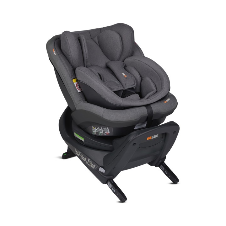 BeSafe iZi Twist B i-Size Dark Edge - BeSafe Dark Grey Melange