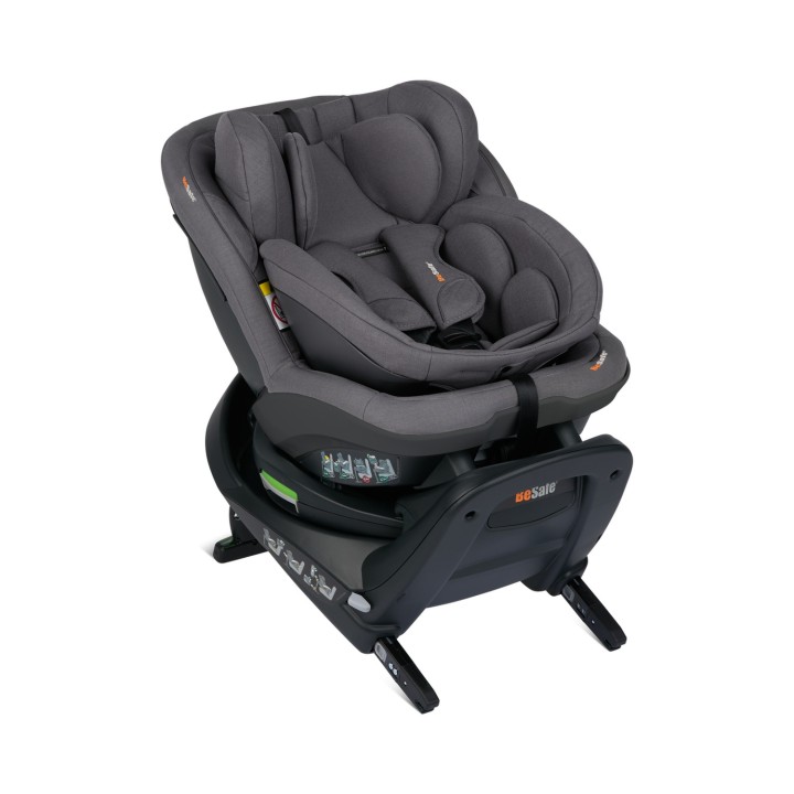 BeSafe iZi Turn B i-Size Dark Edge 360º - BeSafe Dark Grey Melange