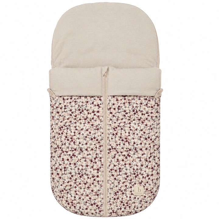 Saco de invierno para silla de paseo Malva (burdeos) de Bimbidreams