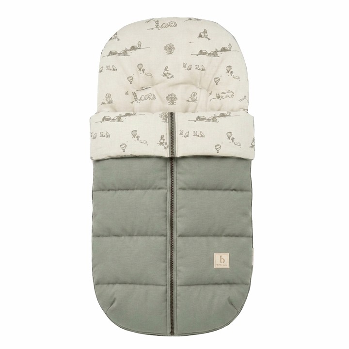 Saco de inverno para carrinho de passeio Zurich (verde) da Bimbidreams