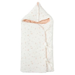 Saco arrullo con capucha Monet (rosa) de Bimbidreams