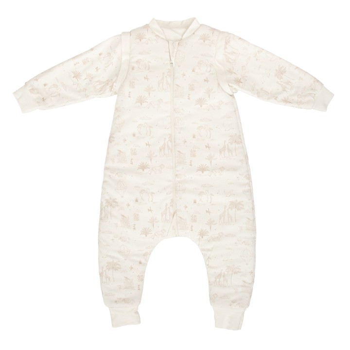 Saco pijama con pies 75 cm Noe (lino) de Bimbidreams
