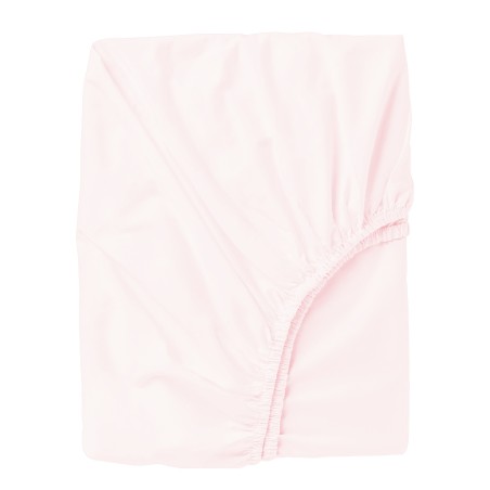 Sábana bajera de algodón para capazo 40x80 (rosa) de Bimbidreams