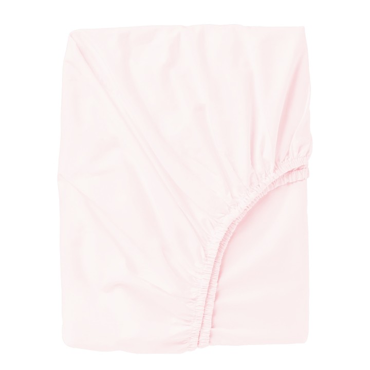 Sábana bajera de algodón para capazo 40x80 (rosa) de Bimbidreams