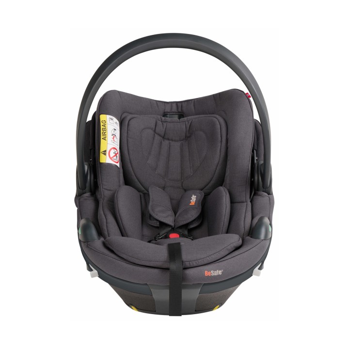 Go Beyond² da BeSafe - Cadeira auto sem base - Dark Grey Melange
