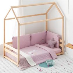 Estructura Cama Montessori + somier + barandilla de BimBicasual