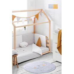 Estructura Cama Montessori + somier + barandilla de BimBicasual