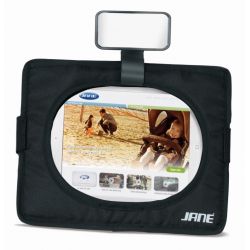 Espejo retrovisor y Funda para tablet de Jané