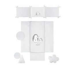 Colcha Reversible + Protector + cojines Erizos de BimbiDreams