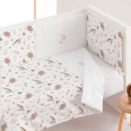 Juego Cama 90 Fauna Blanco