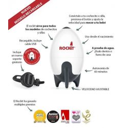 Rockit Recargable mecedor de carrito de bebé