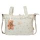 Bolso pañalera crossbody Monet (blanco/rosa) de Bimbidreams