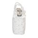 Bolso pañalera crossbody Monet (blanco/rosa) de Bimbidreams