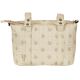 Bolso pañalera crossbody con cambiador Cornelia (blanco/verde) de Bimbidreams