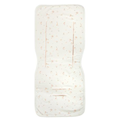 Colchoneta silla de paseo Monet (blanco/rosa) de Bimbidreams