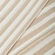 Toquilla de tricot 75x90 cm Bambú Stripes (beige) de Bimbidreams