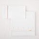 Tríptico sábanas 100% algodón cuna mini 50x80 Dafne (blanco/rosa) de Bimbidreams