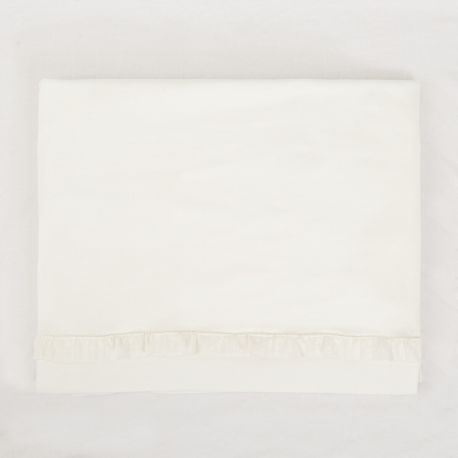 Tríptico sábanas 100% algodón cuna mini 50x80 Cloud (blanco) de Bimbidreams