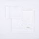 Tríptico sábanas 100% algodón cuna 60x120 Night (blanco/rosa) de Bimbidreams