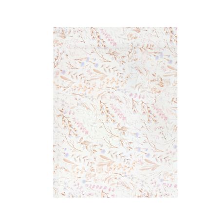 Sábana bajera de punto cuna mini 50x80 Niza (blanco/lila) de Bimbidreams