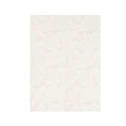 Sábana bajera de punto cuna mini 50x80 Dafne (blanco/rosa) de Bimbidreams