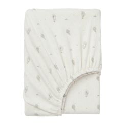 Sábana bajera de punto cuna mini 50x80 Blue Sky (verde) de Bimbidreams