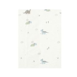 Sábana bajera de punto cuna 60x120 Trex (blanco/verde) de Bimbidreams