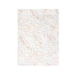 Sábana bajera de punto cuna 60x120 Niza (blanco/lila) de Bimbidreams