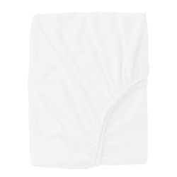 Sábana bajera de punto cuna 60x120 Bambú (blanco) de Bimbidreams