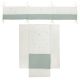 Edredón con protector cuna 60x120 Blue Sky (blanco/verde) de Bimbidreams