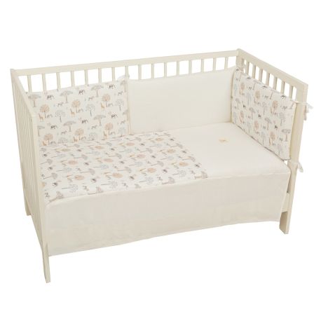 Edredón con protector cuna 60x120 Tanzania (multicolor) de Bimbidreams