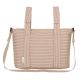 Bolso pañalera crossbody Veneto (blanco/terracota) de Bimbidreams
