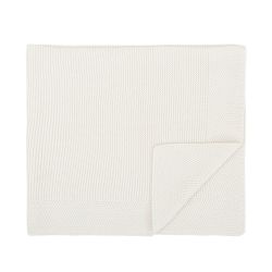 Toquilla de tricot 75x90 cm Liso (blanco) de Bimbidreams