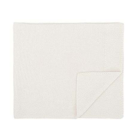 Toquilla de tricot 75x90 cm Liso (blanco) de Bimbidreams