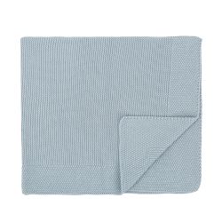 Toquilla de tricot 75x90 cm Liso (azul) de Bimbidreams