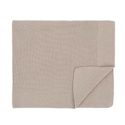 Toquilla de tricot 75x90 cm Liso (beige) de Bimbidreams